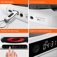 thumbnail image 4 of Reproductor de CD Portátil Recargable con Bluetooth 5.3 y Sonido Hi-Fi en Negro, 4 of 8