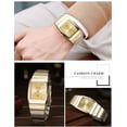 thumbnail image 5 of Square Watch for Men and Women - Stainless Steel With Date - Casual Men's Watches, 5 of 8