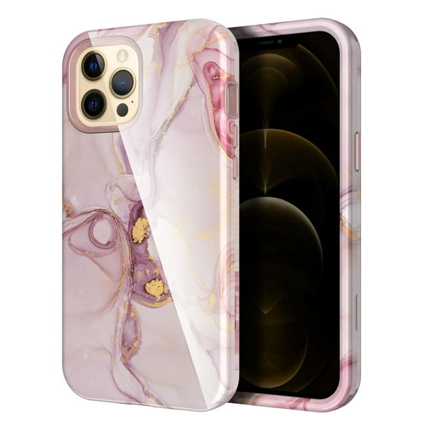 Allytech Iphone 12 Pro Max Case With Screen Protector 3 Layers Hybrid Shockproof Full Protection Silicone Back Cover Case For Apple Iphone 12 Pro Max 6 7 Pink Marble Walmart Com Allytech Iphone 12 Pro Max Case With Screen Protector 3 Layers Hybrid Shockproof Full Protection Silicone Back Cover Case For Apple Iphone 12 Pro Max 6 7 Pink Marble Walmart Com
