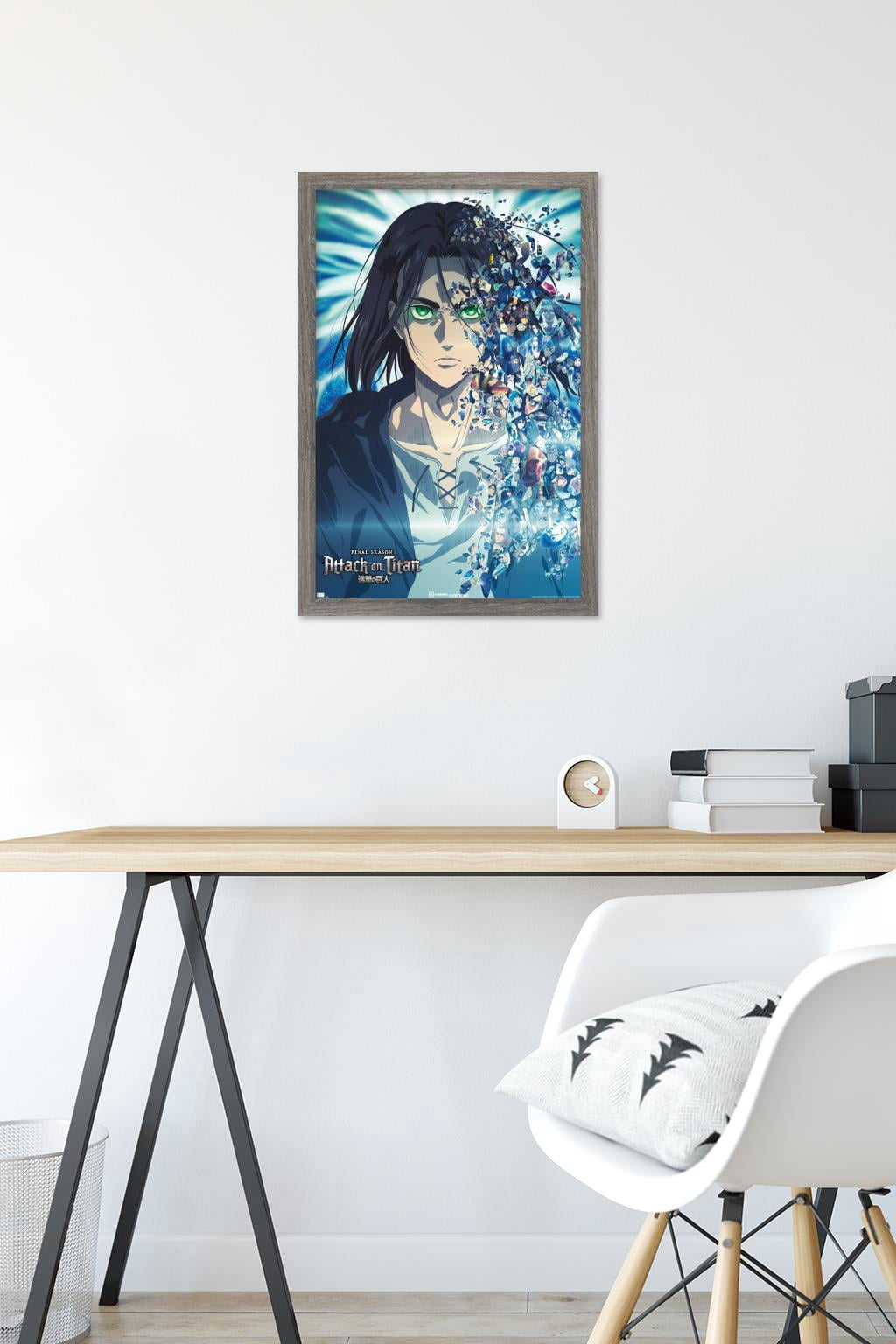 Attack on Titan: The Final Season - Fragments Wall Poster, 14.725" x 22.375" Framed