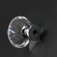 thumbnail image 3 of Naiovety 20/30/40mm Diamante Transparente Cristal Puerta Tirar Cajón Pomo Tirador Conjuntos de muebles de dormitorio PC 1 20 mm, 3 of 6