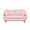 Pink-Corduroy, variant on Aukfa 66" Small Sofa Deep Seat Couch with Crystal Button&Copper Nail, Roll Arm, Linen, Orange