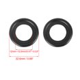 thumbnail image 3 of 10pcs M14 Engine Oil Drain Plug Rubber Crush Washer Seal Ring Gasket Universal Black for Auto, 3 of 5