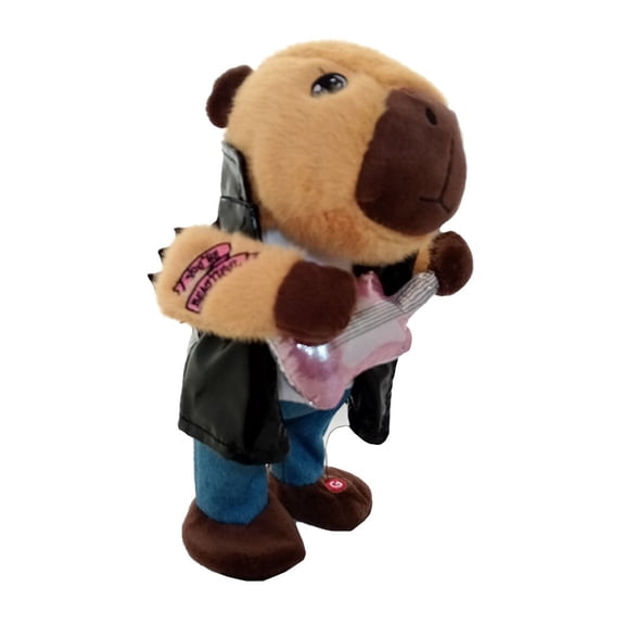 Funny Valentines Valentine's Plush Capybara Animated Stuffed Animal - Sings