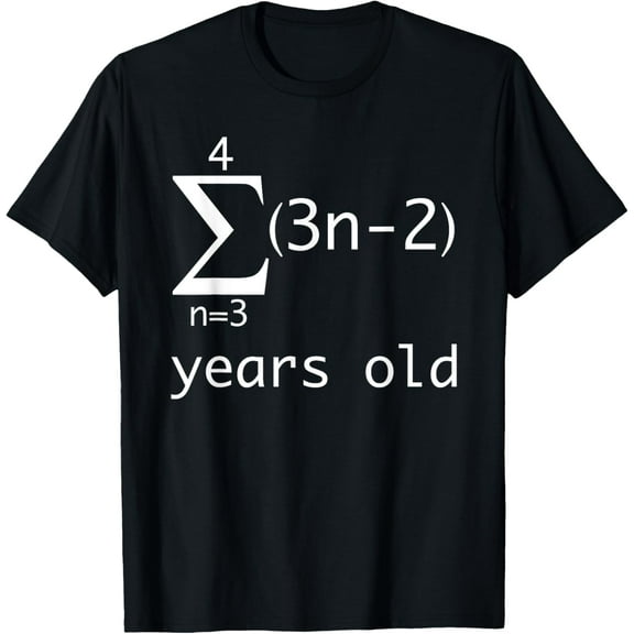 Funny Math Pun Shirts-17th Birthday, 17 Years Old Boys Girls T-Shirt