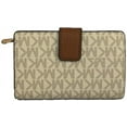 thumbnail image 2 of Michael Kors Jet Set Bifold Wallet Zip Coin Case Id Vanilla Mk, 2 of 6