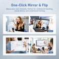 Remote Computer Clicker Button 4K Webcam for PC, with 2 Microphone, 85° FOV Computer Cameras with ...