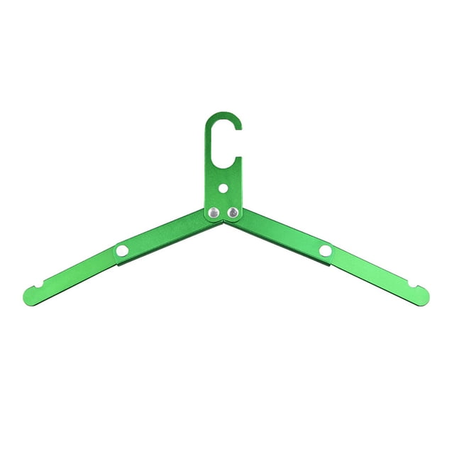 Ropa de aluminio de secado ropa de aleación portátil de ropa plegable verde
