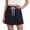 Black, variant on Big Kids Girls Loose Solid Sports Skort Soft Breathable Drawstring Waist Daily Summer Short Pants 2-14T