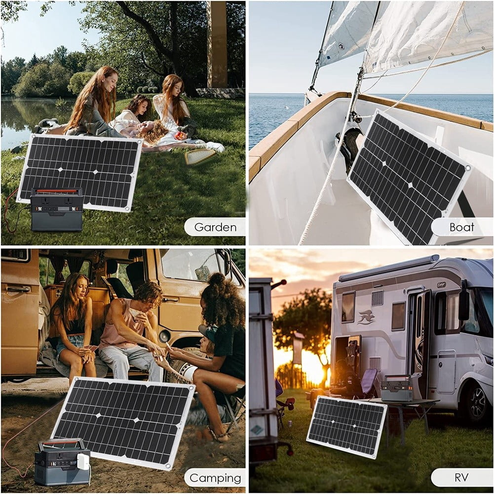 AFQH Solar Panel Inverter Kit DC12V To AC 220V Solar System Complete with Controller