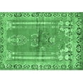 thumbnail image 1 of Ahgly Company Indoor Rectangle Persian Emerald Green Traditional Area Rugs, 8' x 12', 1 of 4