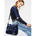 thumbnail image 4 of Bolso de mano de nailon para mujer, bolso de hombro con múltiples bolsillos, impermeable, bolso cruzado para pañales, 4 of 4