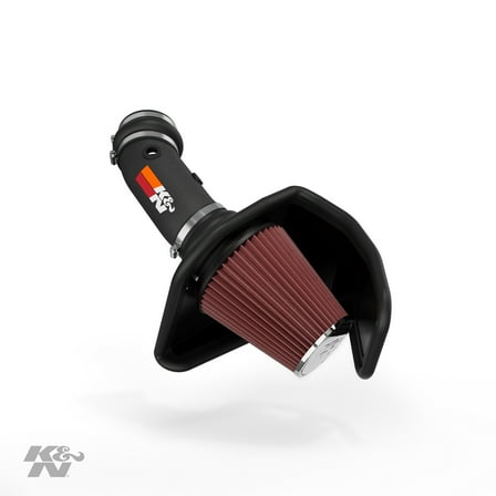 K&N Cold Air Intake Kit: High Performance, Guaranteed to Increase Horsepower: 2017-2019 Dodge (Charger, Challenger) 6.2L V8, 69-2553TTK
