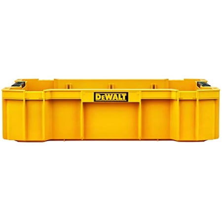 UPC: 0076174834086 | DeWalt ToughSystem 12.05 in. W X 4.5 in. H Deep Tool Tray Polypropylene 1 compartments Black/Yellow