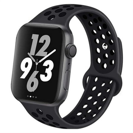Silicone Strap for Apple Watch Band 45mm 41mm 38mm 42mm 40mm 44mm 49mm Ultra for Women Men, Smartwatch Wristbands Adjustable Breathable Sport Bands for iWatch Series 8 7 6 5 4 3 2 1 SE