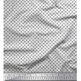 thumbnail image 1 of Soimoi Poly Georgette Fabric Dot & Floral Small Fabric Prints by Yard 42 Inch Wide, 1 of 3