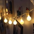 thumbnail image 2 of Guirnalda de luces LED en forma de bola, 10m, 20m, 50m, enchufe europeo/estadounidense, guirnalda de Navidad para boda, guirnalda de luces de cuento de hadas, luz decorativa para jardín al aire libre, 2 of 4