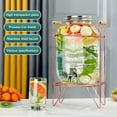 thumbnail image 3 of Dispensador de bebidas de vidrio Super homeMX 3L Transparente, 3 of 8