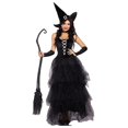 thumbnail image 1 of Disfraz de bruja mujer BLESIY con cordones Halloween, 1 of 8