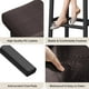 thumbnail image 5 of Yeshouse set de 2 taburetes de barra 24", cuero PU, patas de metal resistente, asiento tipo silla de montar, ideales para cocina, barra o comedor, 5 of 7