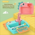 thumbnail image 3 of Kids Play Kitchen Sink Toy Set with Running Water - Interactive Pretend Play Accessories for Boys & Girls Ages 3+, 3 of 7