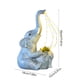 thumbnail image 3 of Yunuuuoa Solar Powered Elephant Statue Outdoor Garden Decor LED Light Sculpture Resin Animal Figure for Patio Lawn Landscape Ornament, 3 of 6