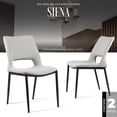 thumbnail image 2 of Set Sillas De Comedor Siena Minimalistas Modernas 2 Unidades (Gris), 2 of 2
