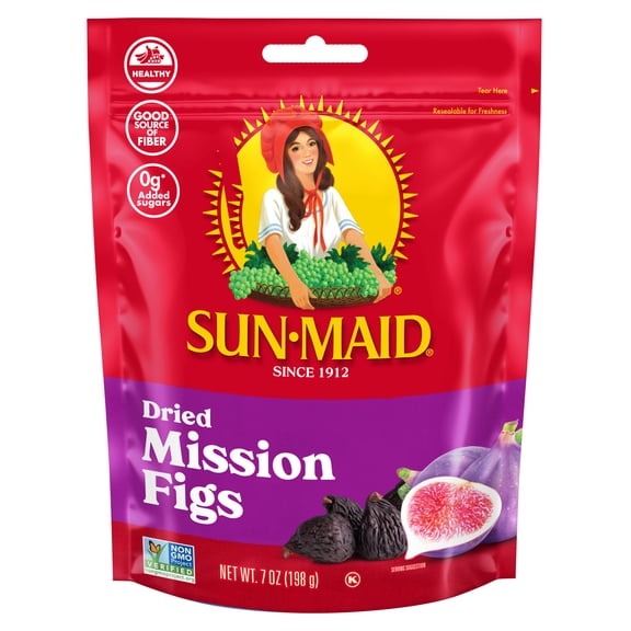 (3 Pack) Sun-Maid California Mission Figs, 7 oz