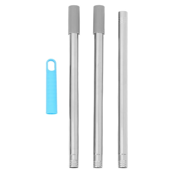 Mop Handle Replacement Three Section Mop Handle Stainless Steel Mop Rod Industrial Metal Mop Stick For Home Use 1.2m
