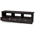 thumbnail image 3 of Baxton Studio Ryleigh TV Stand in Wenge Brown, 3 of 9