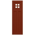 thumbnail image 5 of Ekena Millwork 12"W x 57"H True Fit PVC San Antonio Mission Style Fixed Mount Shutters, Pepper Red (Per Pair - Hardware Not Included), 5 of 9