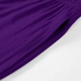 thumbnail image 3 of Men's Solid Color Pajama Pants with Pockets & Drawstring - Cuffed Jogger Sleep Bottoms for Men, Elastic Waist Soft Lightweight Lounge Homewear Purple M, 3 of 7