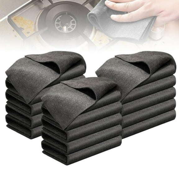 15PC Thickened Magic Cleaning Cloths for Glass, 2025 Microfiber Cleaning Cloth, Thicken Magic Cleaning Cloth, Streak Free Reusable Microfiber Rag for Kitchen, Window, Glass, Car (15PCS, 7.9×11.8inch)