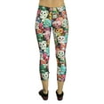 thumbnail image 2 of TEREZ Women's Capri Performance Leggings, Dia De Los Muertos, X-Small, 2 of 2