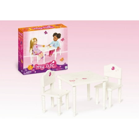 my life as 18" doll furniture, table and chairs - walmart