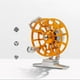 thumbnail image 2 of Carrete Pesca Totalmente Metal Ligero en Hielo Accesorios (dorado), 2 of 4