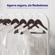 thumbnail image 3 of Ganchos de Madera Premium Serenelife, Ahorradores de Espacio, Resistentes, con Gancho Metálico Giratorio de 360°, para Abrigos, Pantalones y Vestidos, Marrón, Pack 20, 3 of 7