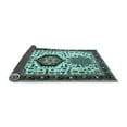 thumbnail image 2 of Ahgly Company Indoor Round Persian Light Blue Traditional Area Rugs, 4' Round, 2 of 4