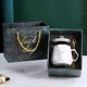 thumbnail image 2 of Taza Térmica de Cerámica | Temperatura Constante de 55 Grados | Control Inteligente de Temperatura | Material Seguro y Duradero | Elegante Caja de Regalo con Cuchara | Ideal para Café, Té, Oficina y, 2 of 3