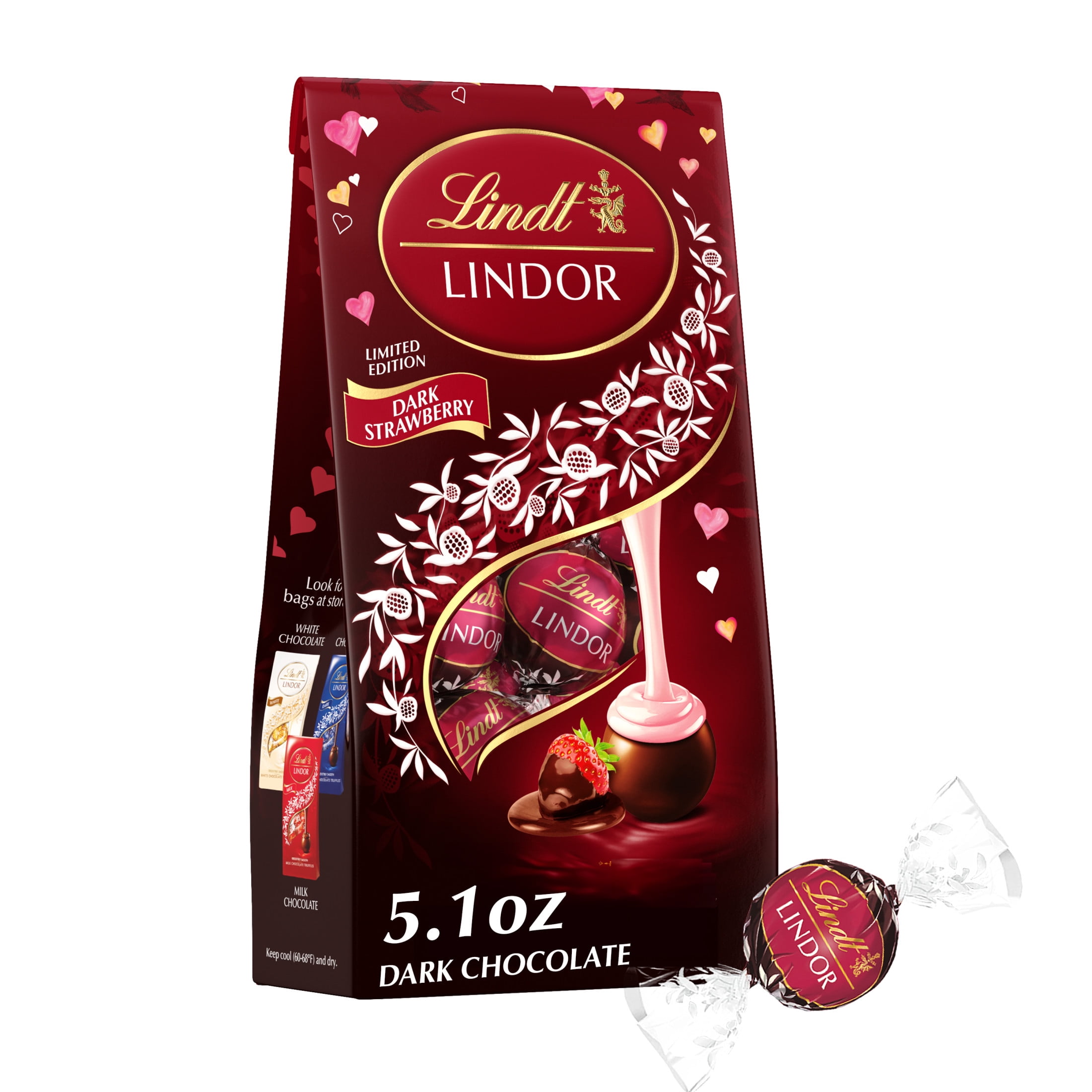 Lindt LINDOR Valentine's Day Assorted Chocolate Candy Truffles