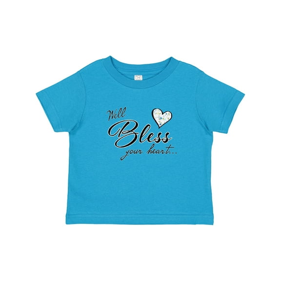 Inktastic Well Bless your Heart with Calico Print Boys or Girls Baby T-Shirt