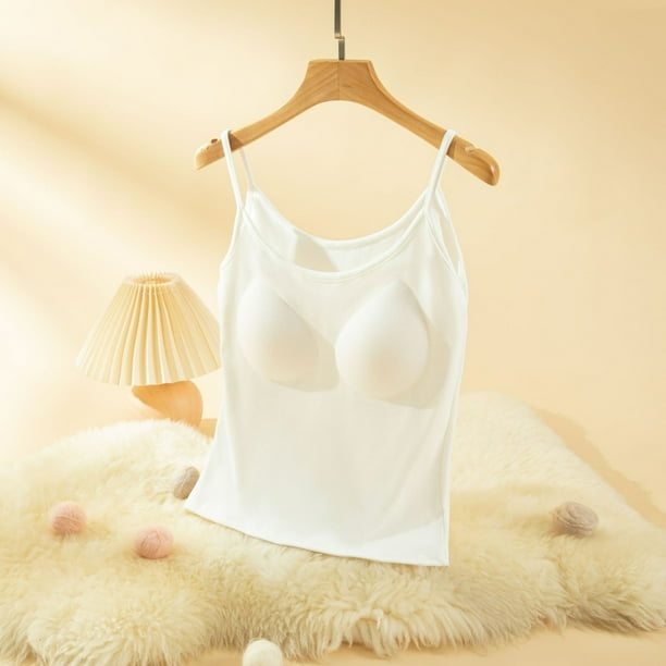 Ropa interior térmica para mujer, otoño e invierno, camiseta térmica de tirantes con cuello redondo y forro polar suave, sin mangas, de poliéster.