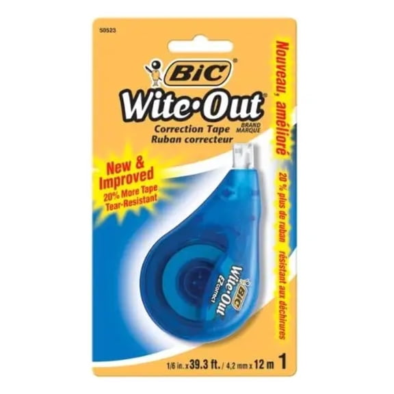 Bic White-Out BIC Wite-Out Brand EZ Correct Correction Tape 50790-CS