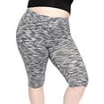 thumbnail image 1 of Women's Oh So Soft Knee Length Leggings | Poly Spandex | Plus Size XL -7X, 1 of 3