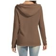 thumbnail image 5 of BLCHUNen Hoodies for Women Fleece Pullover Loose 1/4 Zip Sweatshirts with Pocket Fall Winter Warm Long Sleeve Tops, 5 of 6