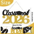 thumbnail image 3 of Wooden Class of 2026 Wooden Sign, 8.89"×15.74" Graduation Commemorative Props, Class of 2026 Sign Graduation Decorations, 2026 Graduation Table Decorations for Any Party, 3 of 5