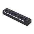 thumbnail image 1 of 7-port USB 3.0 hub, USB splitter, expander with switch for PC, 1 of 8
