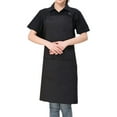 thumbnail image 6 of Adult Apron Striped Chef Waiter Apron Kitchen Cook With 2 Apron Pockets AU stock L0Z4, 6 of 8