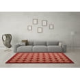 thumbnail image 3 of Ahgly Company Indoor Round Abstract Brown Contemporary Area Rugs, 7' Round, 3 of 4