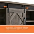 thumbnail image 3 of WAMPAT Farmhouse Sliding Barn Door TV Stand for 65" Flat Screen，59 Inch, 3 of 6